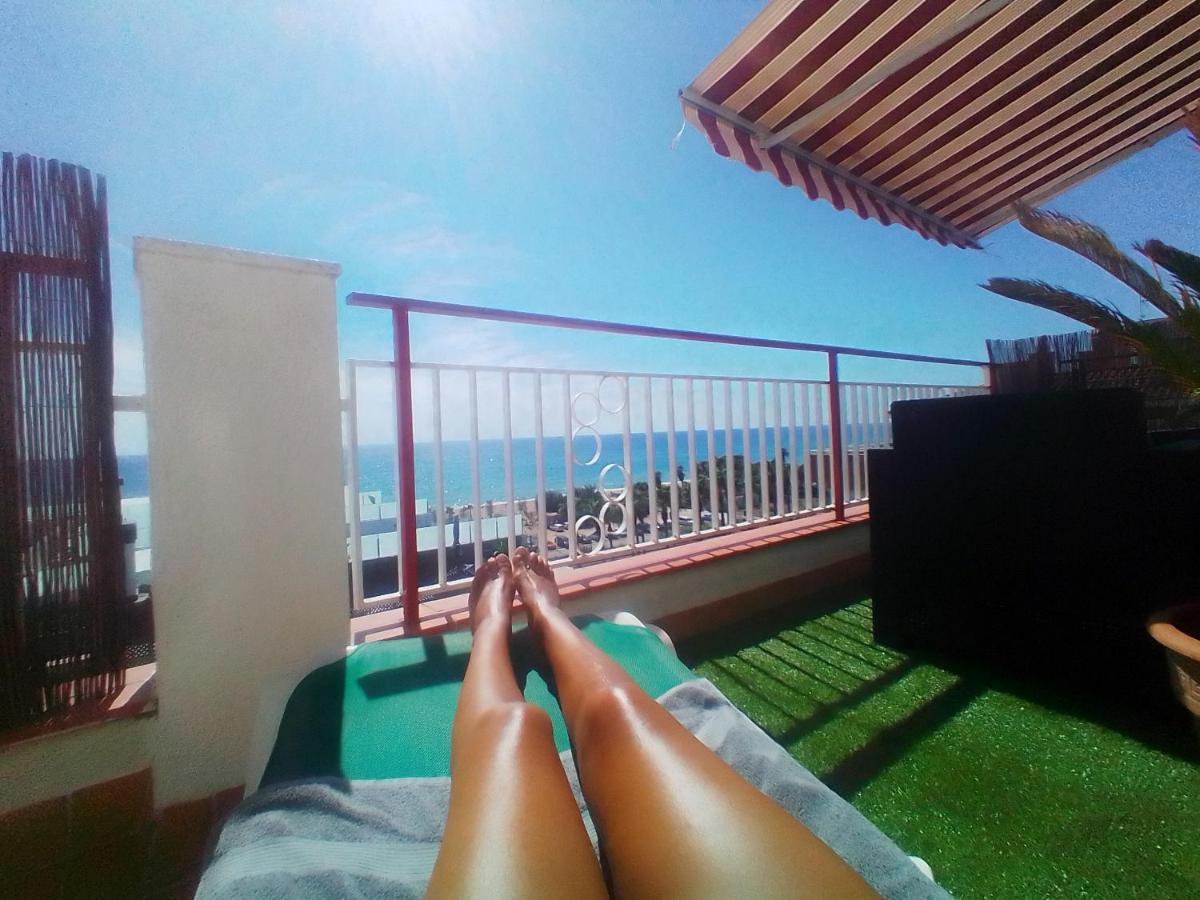 Terraza Al Mar Apartamento Pineda de Mar Exterior foto