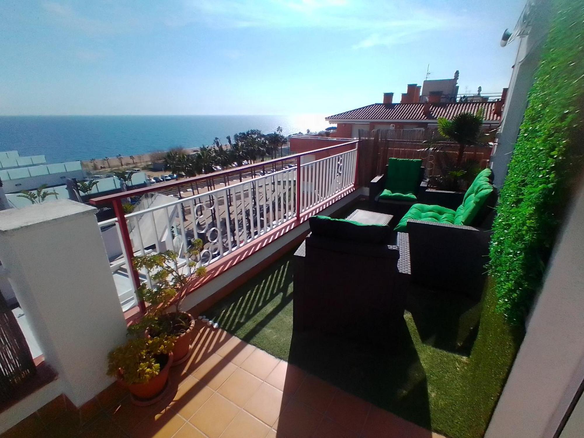 Terraza Al Mar Apartamento Pineda de Mar Exterior foto