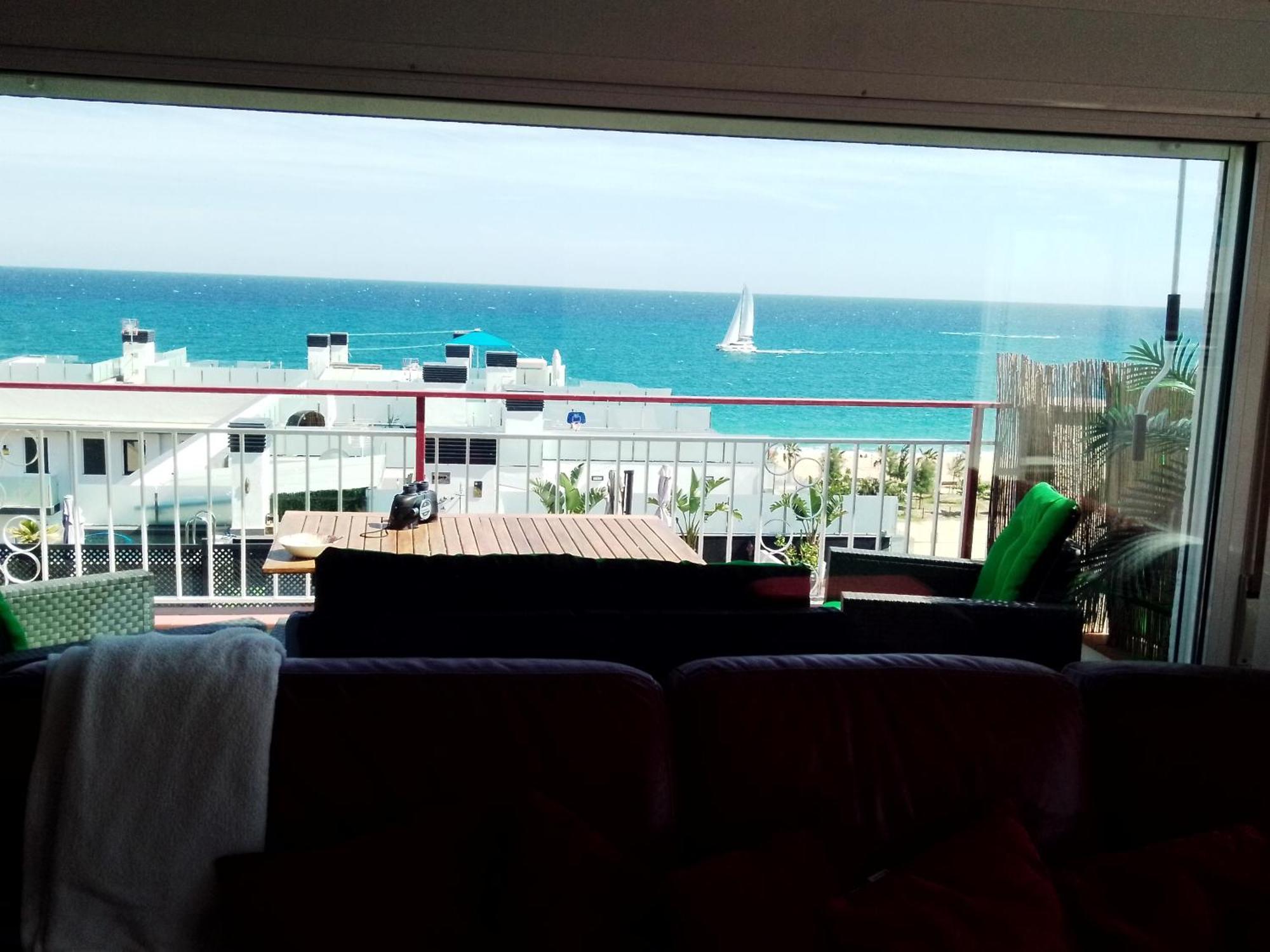 Terraza Al Mar Apartamento Pineda de Mar Exterior foto